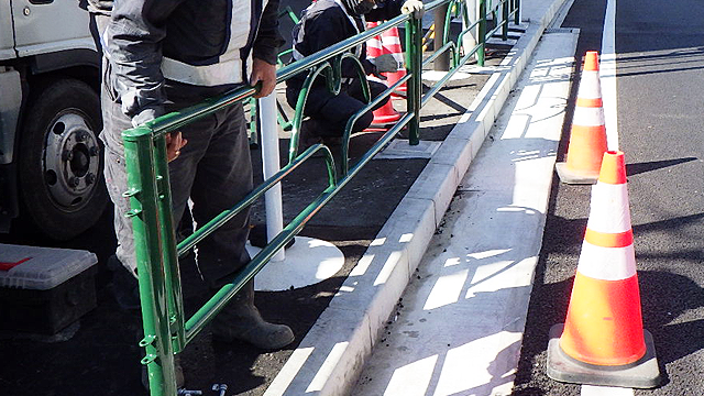 事故現場 損害物復旧工事