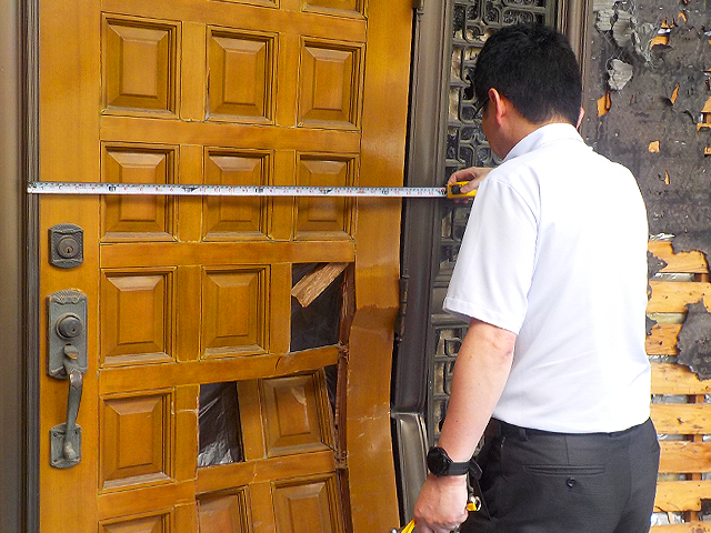 家屋の損害調査