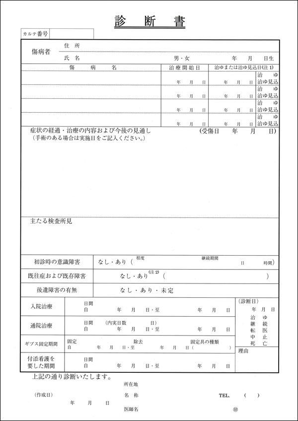 診断書